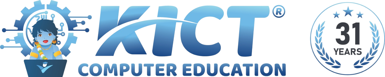 KICT Computer Classes Vadaj Ahmedabad Logo
